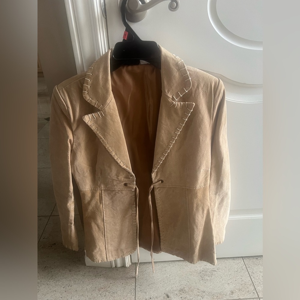 Suede tan jacket